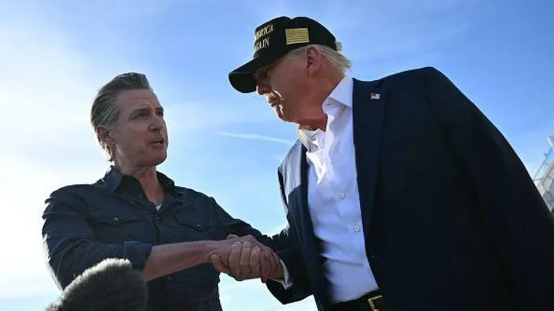 Trump visits Los Angeles fire devastation as concerns rise over disaster aid