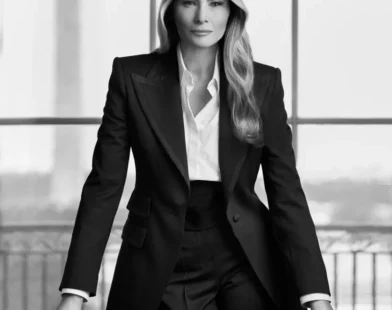 Melania Trump's new official portrait, capturing her elegance and symbolism