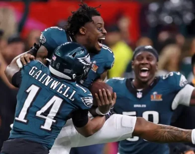 Eagles defeat Chiefs, ending their hopes of a historic Super Bowl three-peat